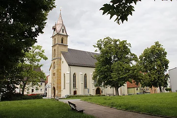 Außenansicht von St. Sebastian, Oettingen